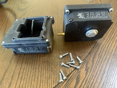 F.A.S.T. Keihin Billet Fuel Bowl Pair Black