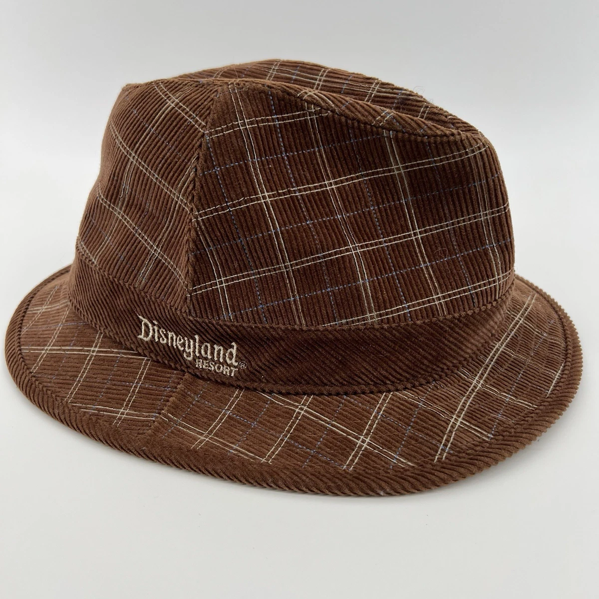 VINTAGE Beacon Hill Tan Corduroy Satin Lined Fedora Hat Extra Large Vintage Resitoral Corduroy Cowboy Hat / 1970 main image 4