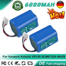 2x Akku 7.4V Für Vorwerk Kobold VR100 SCM67524 46439 SCM61932 Saugroboter Li-ion