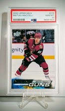 2022-23 Upper Deck Young Guns Matias Maccelli #216 RC PSA 10 - A
