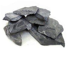 Natural Slate Aquarium Rocks - 5lb PH Neutral Stones for Aquascaping Tanks