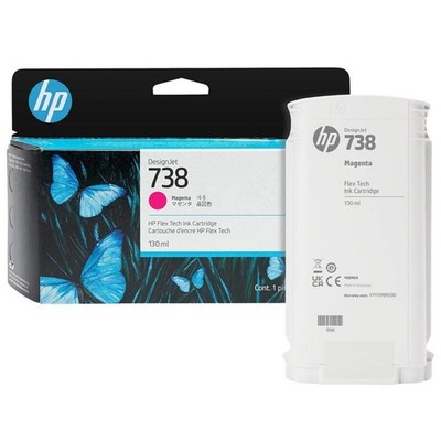 HP 738 (498N6A) magenta Druckertinte für Plotter DesignJet T 850 T 950 MFP