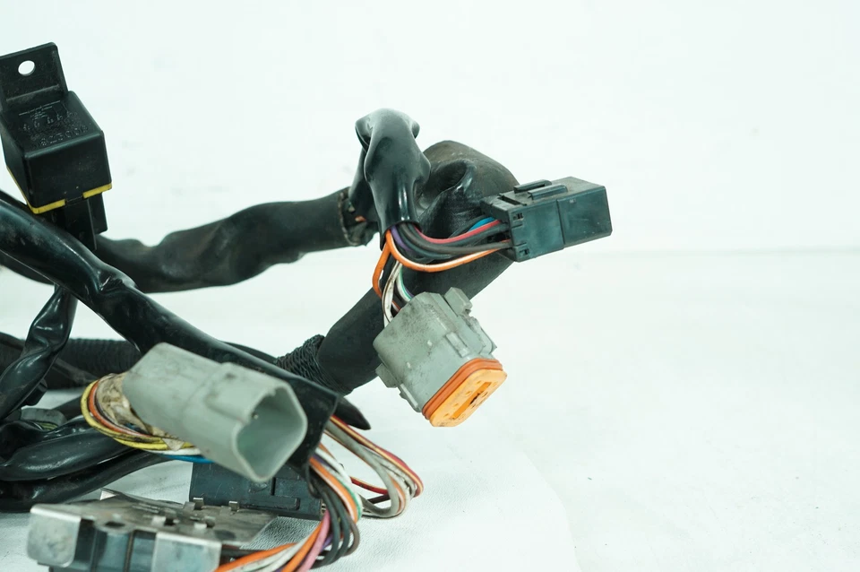 03 Harley Sportster XL1200 C OEM Arnés de cableado principal Interruptor de encendido y llave Foto 2 de 4