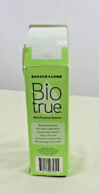 Bausch & Lomb Bio True: Cleans,Disinfects, Hydrates up to 20hrs 4fl oz  Exp 9/26