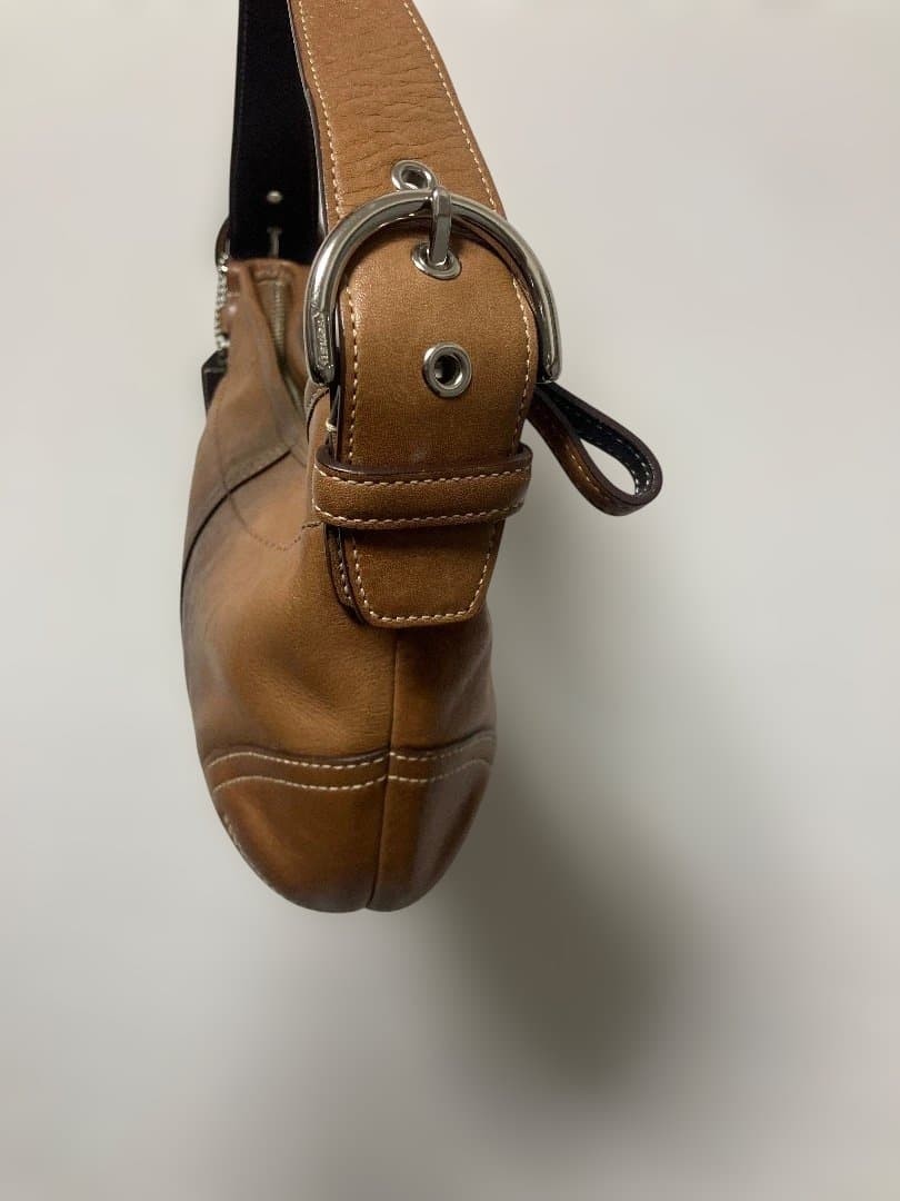 COACH 9541 Soho Shoulder Hobo Bag Brown Used thumbnail 13