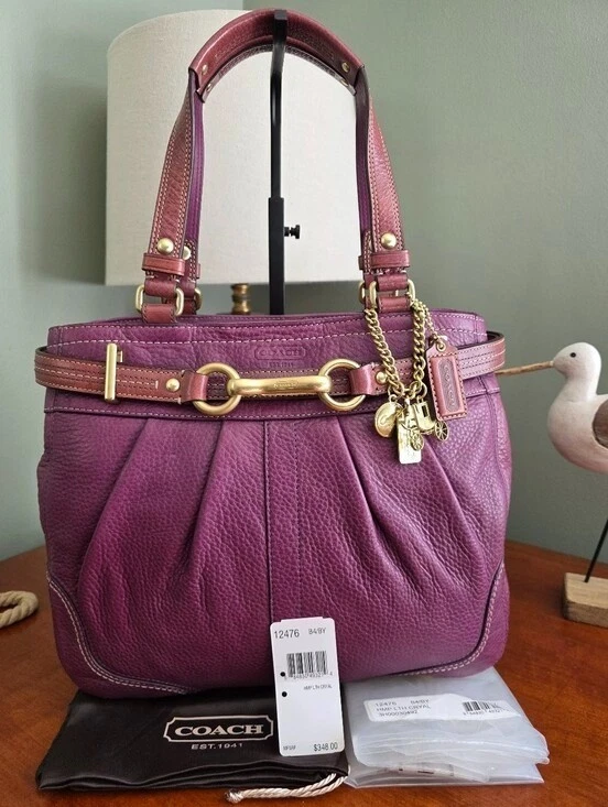 Coach Hampton Purple Bags & Handbags for Women for sale | eBay