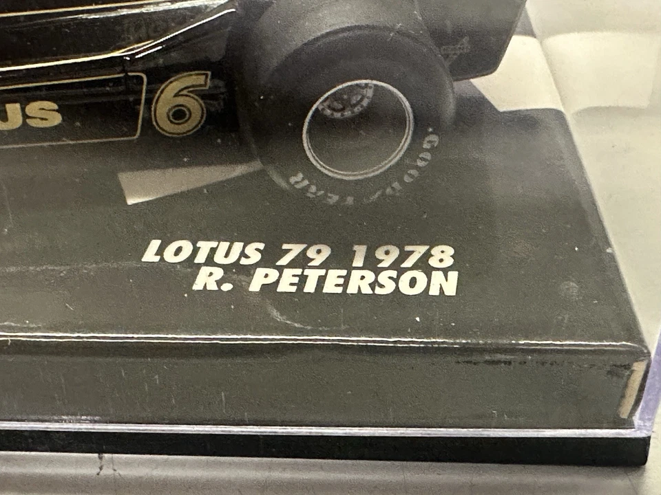 1:43 PMA Minichamps F1 race car #6 LOTUS 79 Ronnie Peterson 1978 Olympus - Image 3 of 4