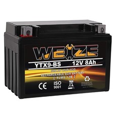 Weize YTX9-BS Maintenance-Free SLA Battery For Motorcycle ATV Honda Polaris