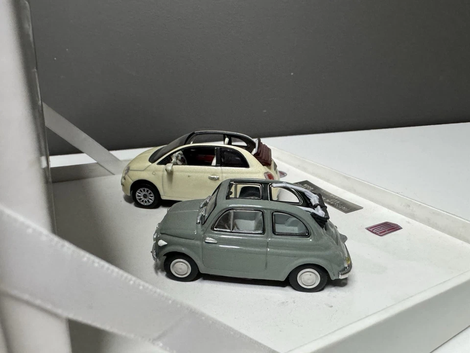 1/43  Norev Fiat Nuova 500 1957 Fiat 500C 2009 (i) - Photo 4/4