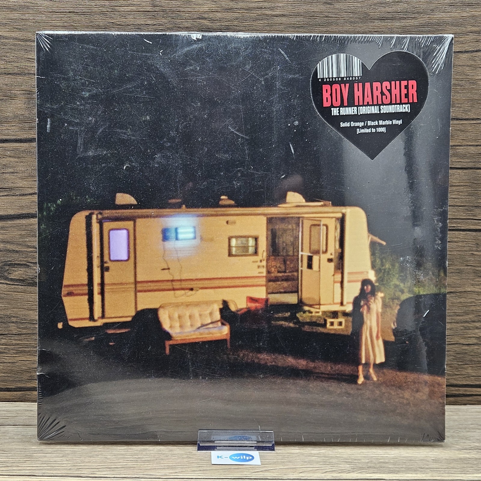 Boy Harsher The Runner Soundtrack 12"" Solid Orange Black Marble Vinyl New Sealed