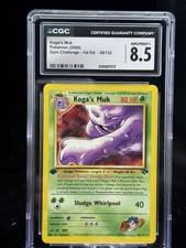 Koga’s Muk #26 1st Edition Gym Challenge 2000 Pokemon CGC 8.5 ☠️ on eBay
