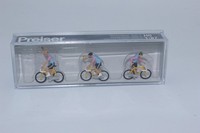 Preiser 25008 Radrennfahrer Team 3 1:87 H0 Neu Ovp
