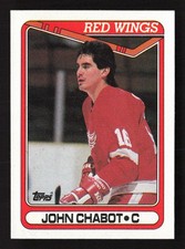 1990-91 Topps #163 John Chabot C01