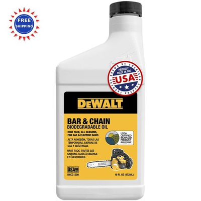 #ad #ad Biodegradable Bar amp; Chain Oil 16 oz DEWALT Electric Green Eco Friendly Non Toxic $20.00