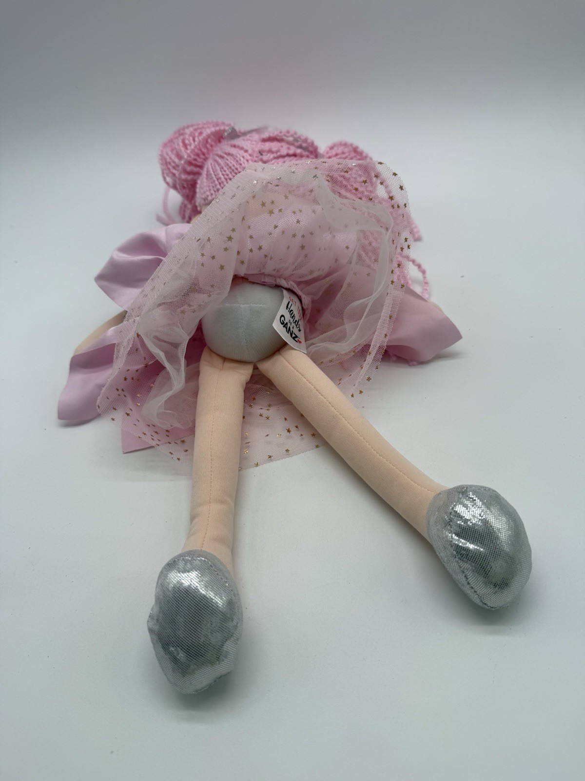 Ganz Doll Plush Fairy Toy 16" Pink Hair Fairy Sparkle Wings