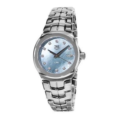 New Tag Heuer Link Quartz 32mm Mother of Pearl Women's Watch WBC1313.BA0600
