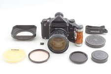   N MINT w/ Grip  PENTAX 6x7 67 Eye Level Film Camera  55mm F3.5 Lens from JAPAN