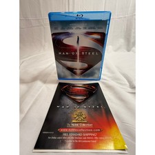 Man of Steel Blu ray/DVD Combo Excellent Pre Owned With Booklet