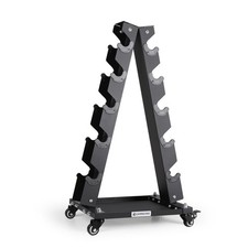 Premium Solid Steel Dumbbell Rack Stand Only, A-Frame Portable Weight Storage...