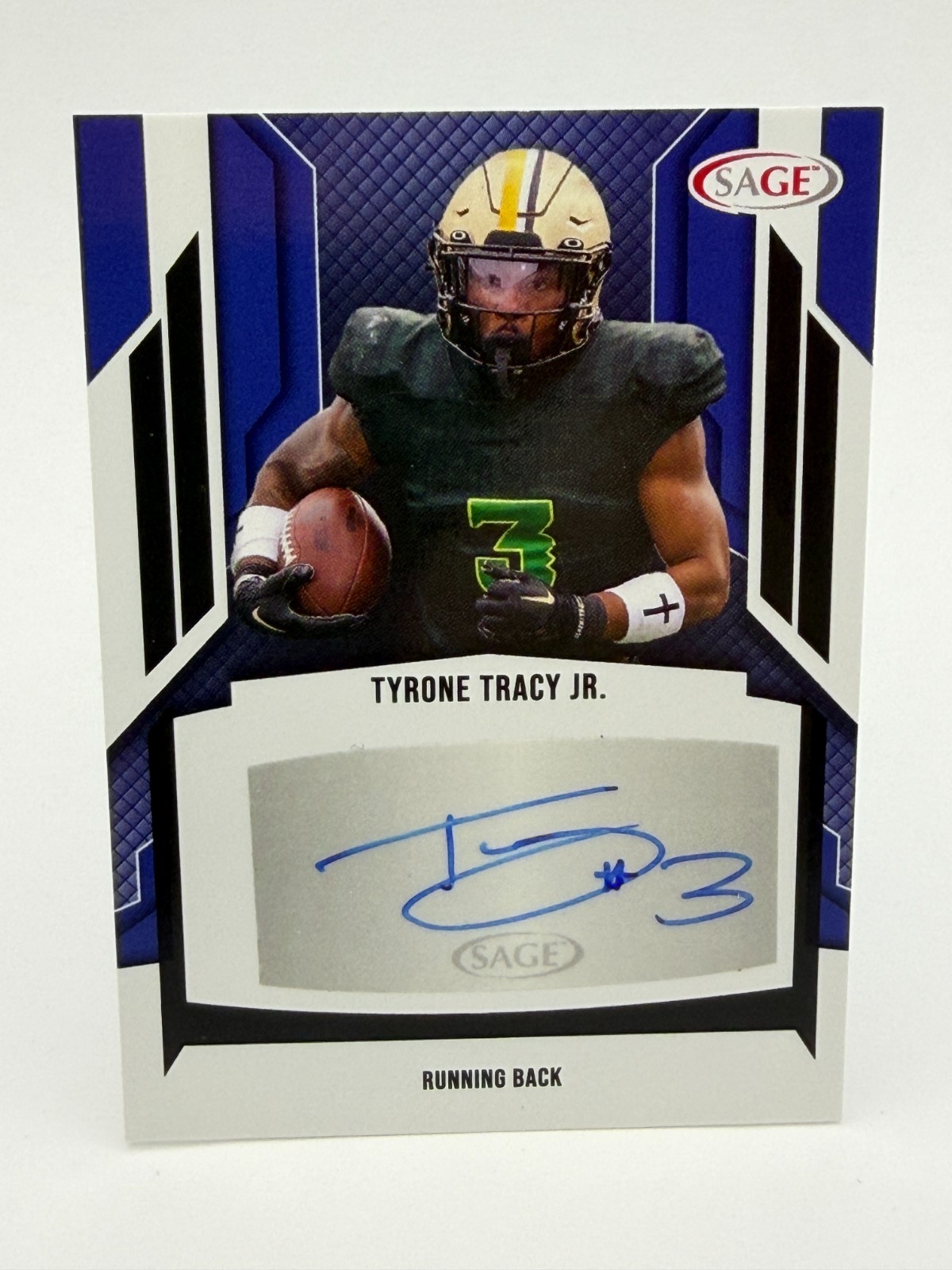 Tyrone Tracy Jr. Sage Autographs #ATTJ Base