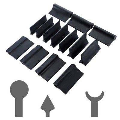 Assorted Rubber Grinding Blocks Group Of 14 For Accurate Finishing And Forming
