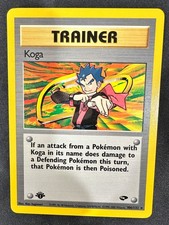 Pokemon 2000 Gym Challenge 1st Edition KOGA (Trainer)  106/132 NM - never played on eBay