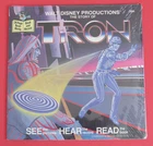Walt Disney Productions, Story Of TRON Read-Along Book Disneyland Record, Sealed