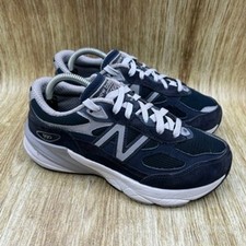New Balance 990v6 Women's 6 Navy Blue Silver Made in USA Sneakers Shoes W990NV6