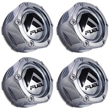 Fuel Wheels Chrome Wheel Center Cap  1003-48 SNAP IN - NEW - 4 CAPS