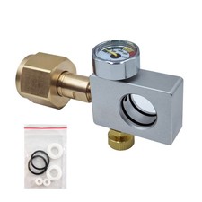 Aopkeo Soda Water Carbon Dioxide Pink Cylinder Fill Station 2000psi Gauge Refill