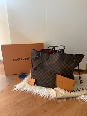 Louis Vuitton Neverfull Damier Ebene GM Fullset