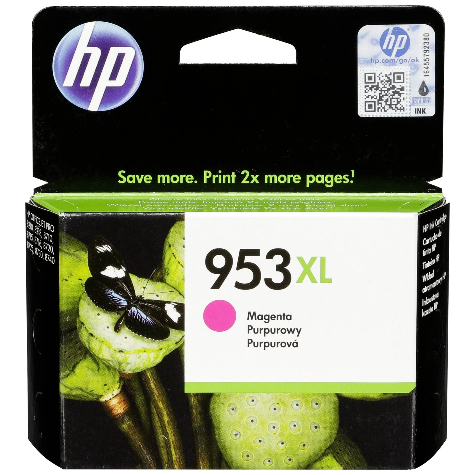 HP - Cartouche d'encre 953XL - Magenta - Rendement élevé - 18.5ml - Image 2