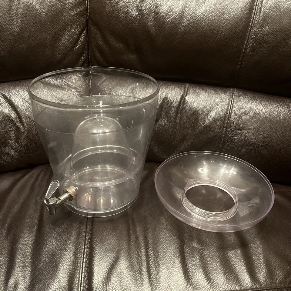 Creative Ware Dispensador de Bebidas de 3 Galones, Acrílico Transparente Libre de BPA 15.5x10.5x11" Foto 2 de 3