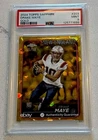 DRAKE MAYE GOLD SAPPHIRE PSA 9 TOPPS CHROME 2024 RC SP /50 PATRIOTS! MVP 🔥📈