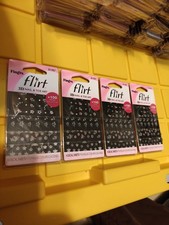 NK2-4 Set-Fingrs Flirt 3D Nail Toe Art Decal Butterfly Flower Rhinestone 4 Sheet