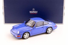 Norev 1992 Porsche 911 964 Carrera 2 Maritime Blue 1:18