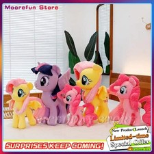 New My Little Pony Plush Doll Anime Twilight Sparkle Fluttershy Pinkie Pie