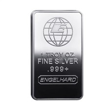 Engelhard Mint Big E Globe Rare Vtg Serial Bullion-999 Silver 1 Oz Ounce Art Bar 6.95 per troy oz