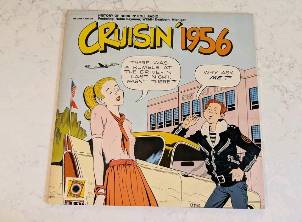 Lot of 2 Cruisin 1955 & 1956 [Vinyl LP Records] - Image 3 of 4