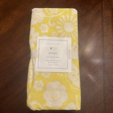 Pottery Barn Baby Toddler Nursery Bedding Georgia Crib Sheet Floral Yellow