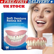 Soft Denture Reline Kit for Men and Women Perfect Smile Teeth Veneers for Daily