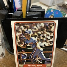 1982 Fleer  #313  Buddy Bell   Third Base   Texas Rangers FREE shipping