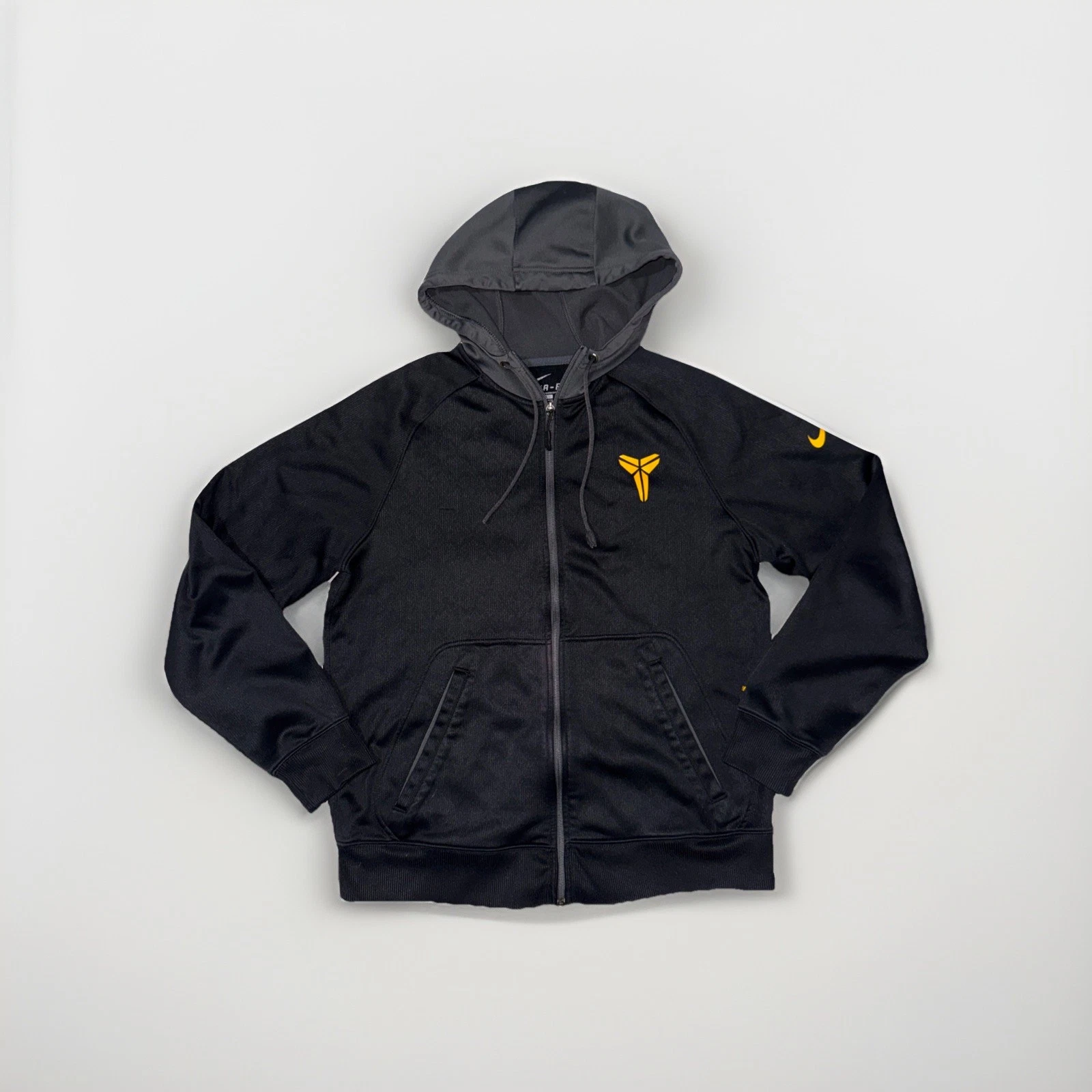 Nike Kobe Bryant Hoodie Mens Medium Therma-Fit Full Zip Black Mamba KB24 Jacket
