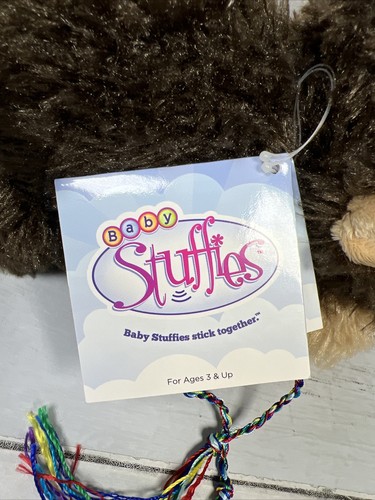 Baby Stuffies Scout the Monkey Plush Stuffed Animal w/ Zipper Pouch And Bracelet - Picture 8 of 12