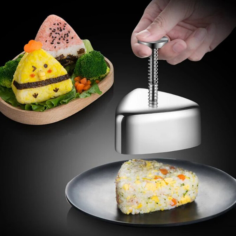 2 Pack Onigiri Mold Triangle Sushi Press - Non-Stick Rice Ball Maker, Japanese Bento Gadget, Easy To Use & Clean - View #11