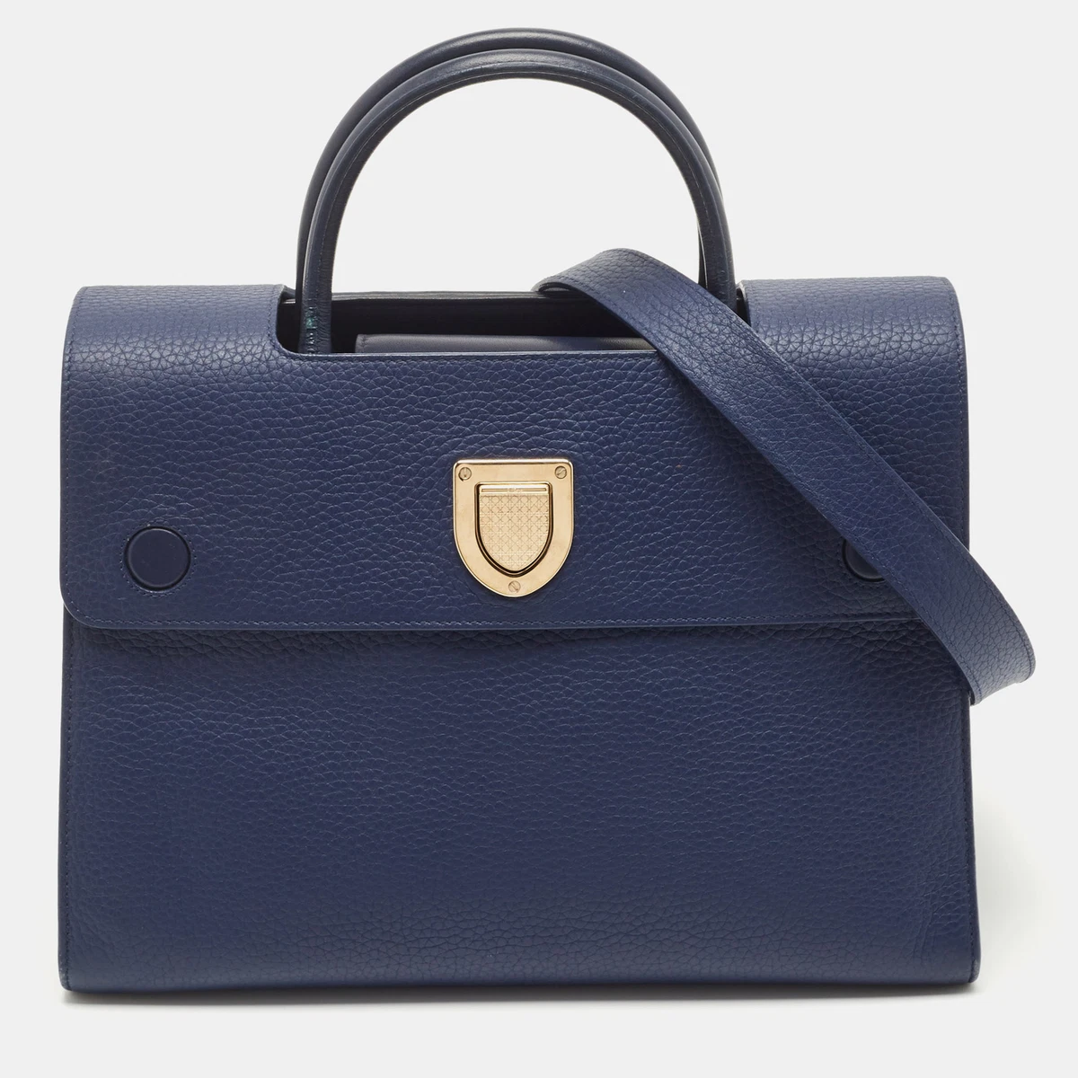 Dior Blue Leather Medium Diorever Bag eBay