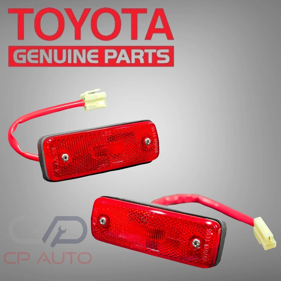 81-84 TOYOTA CRESSIDA CONDUCTOR TRASERO PASAJERO IZQUIERDO DERECHO MARCADOR LUZ OEM NUEVO Foto 3 de 4