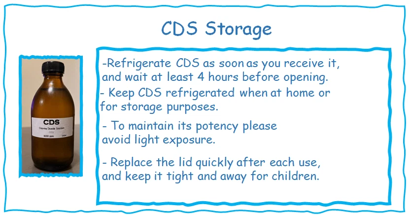 Solución purificadora de agua CDS 250 ml 8 oz (lista para usar) Foto 4 de 4