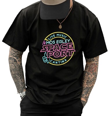 Unisex Slim Fit T-Shirt - Space Port Cantina Original Sommer Rundhals Slim Fit