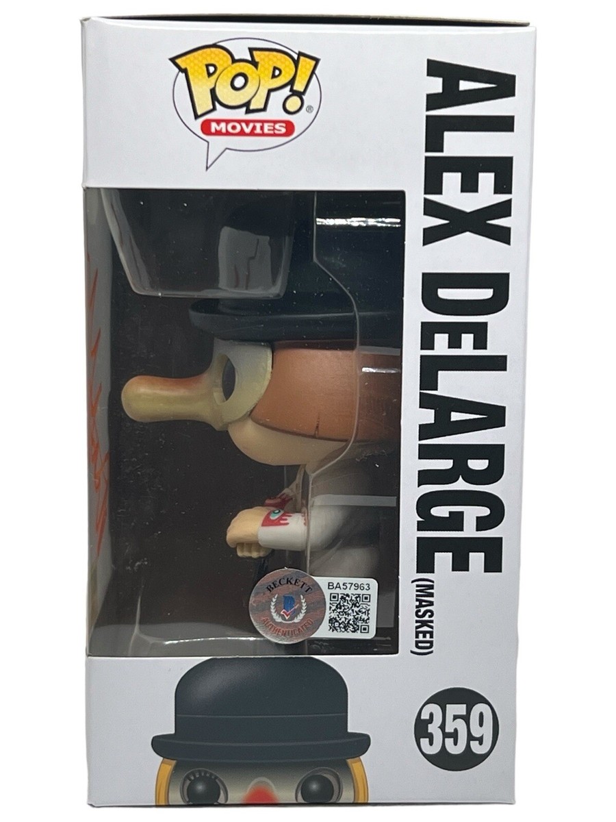 Malcolm McDowell Signed Funko Pop A Clockwork Orange Alex DeLarge
